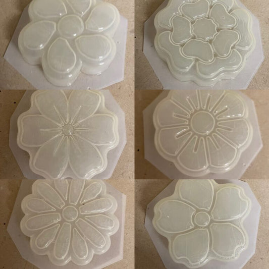 Flower Set 6 pack Bath Bomb Mold