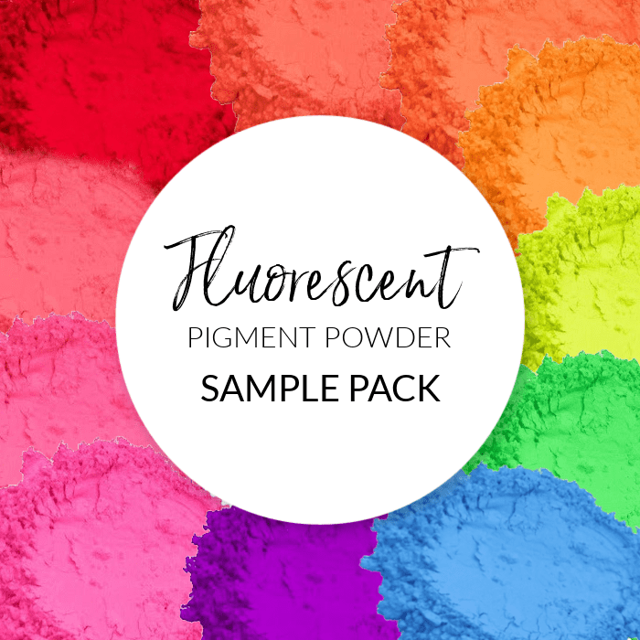 Florcent Color * Neon Fluorescent Pigment Sample Pack - 12 Fluorescent Colors ...