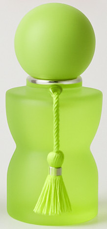 Green cologne bottle
