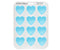 Silicone Soap Mold - Small Heart Guest Size Mold - Crafter's Choice 1612