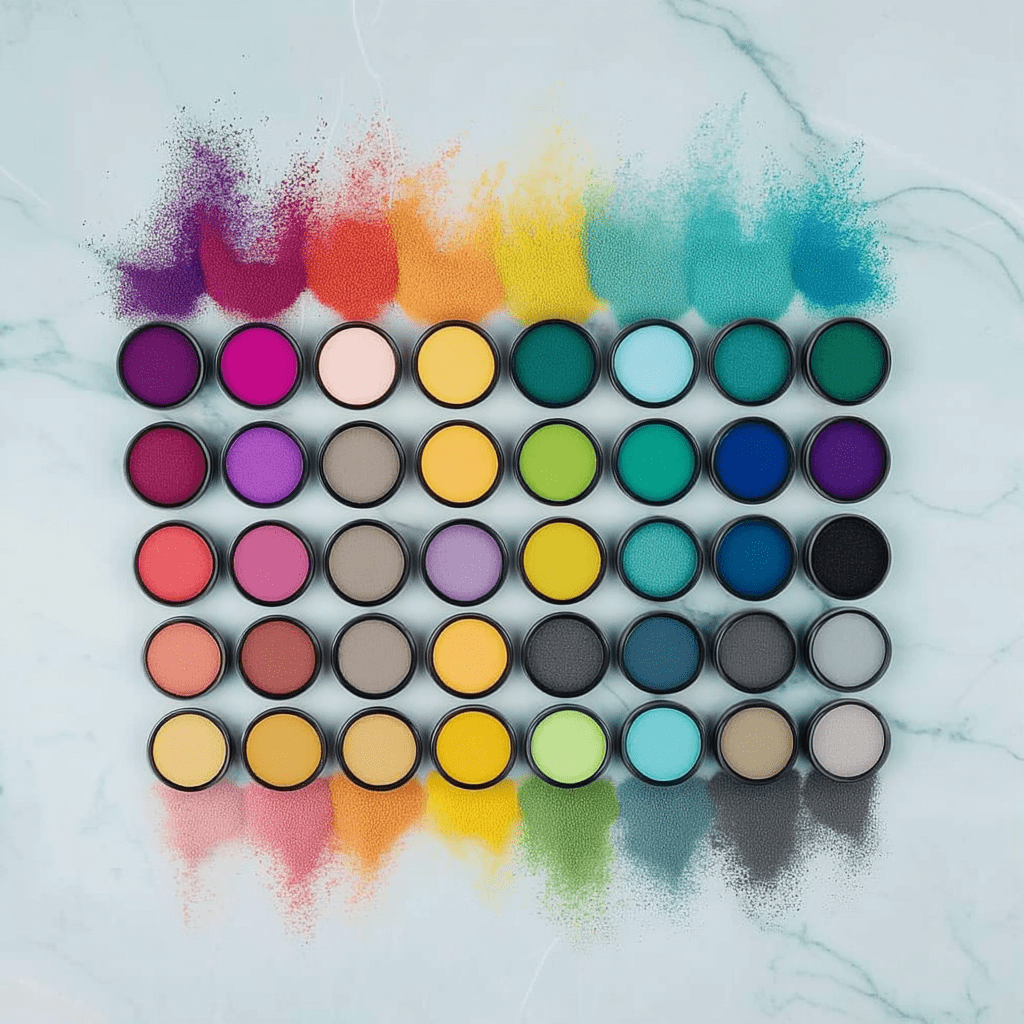 Holographic Chrome Pigment Powder Sample Pack