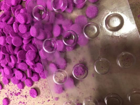 Mini Flat Embed Mold for Bath Bombs