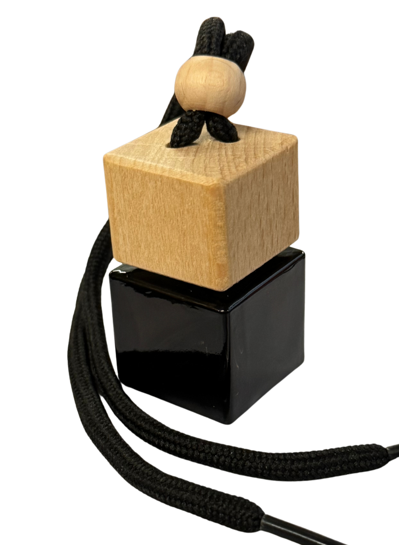 Black Car Diffuser Bottle - Refillable Car Air Freshener

