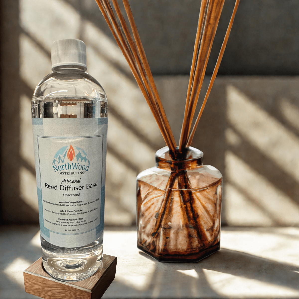 Diffuser Based Artisanal Reed Diffuser Base - Un-Scented Custom House Blend for Impro ...