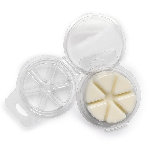 Pie Shaped Candle Clamshell Containers for Wax Melts