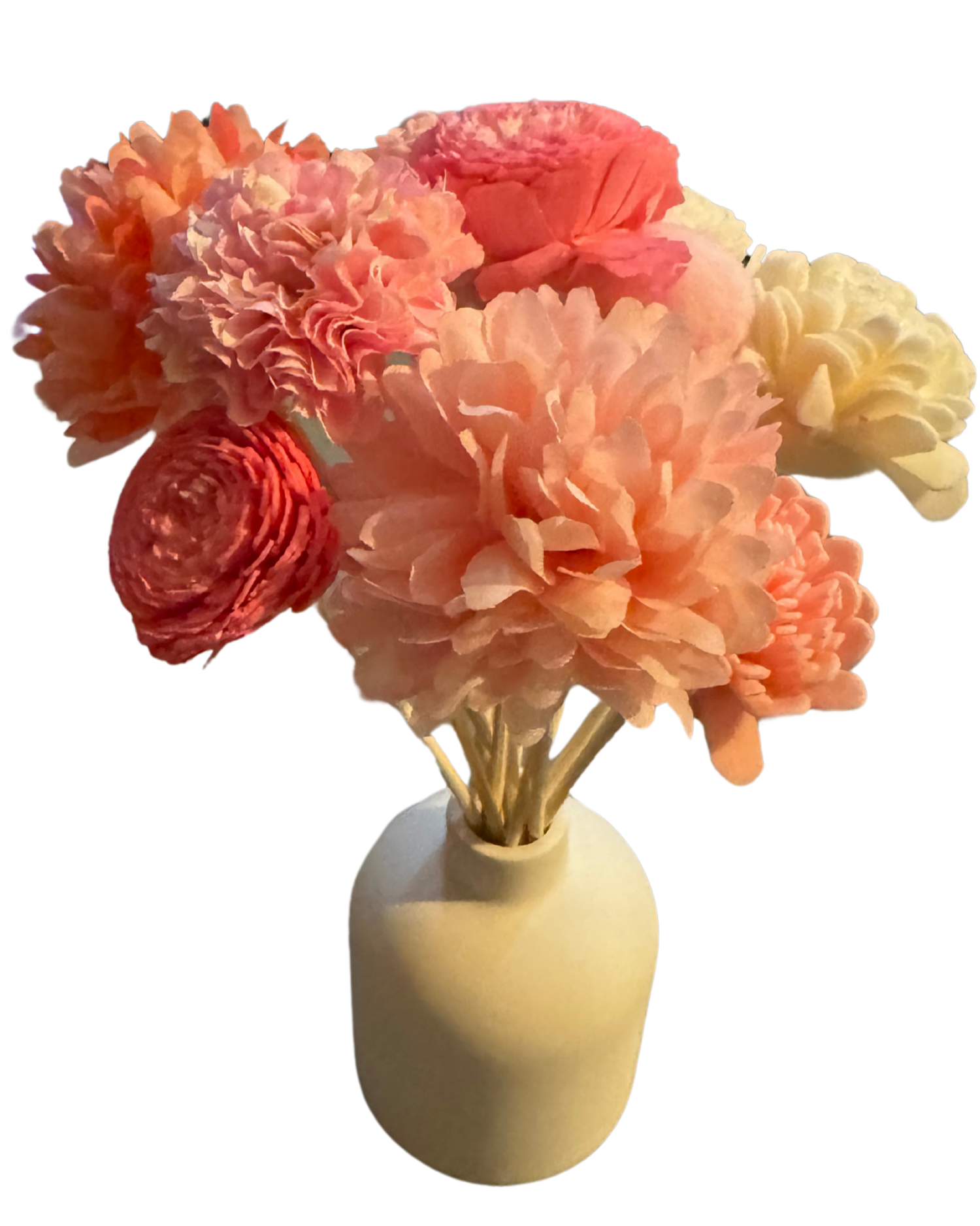 Reed Diffuser Bouquet - Decorative Flower Reed Diffuser Sticks (Pink #5)