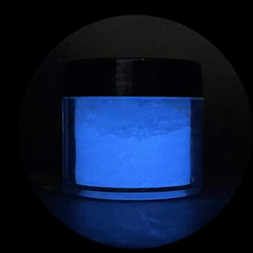 Purple Glow in the Dark Powder for Making Soap