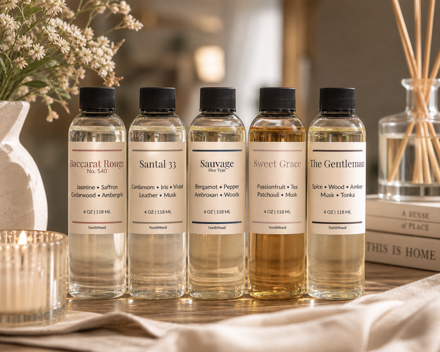 5 Fragrance oil Designer Set