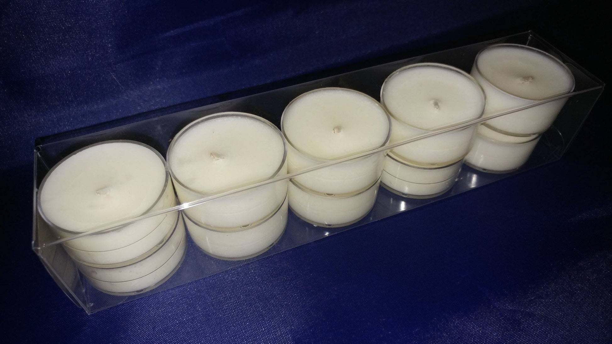 Vinyl tea light candle box