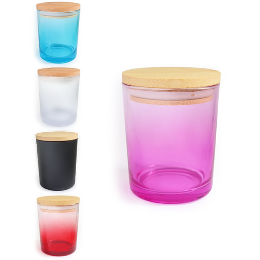 8 oz glass candle containers