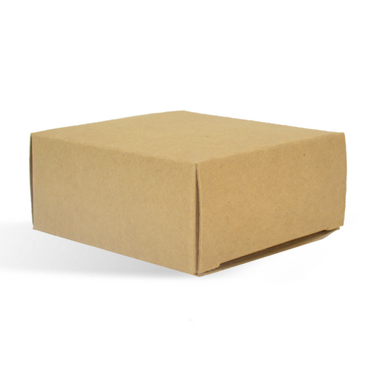 square kraft soap box with no window