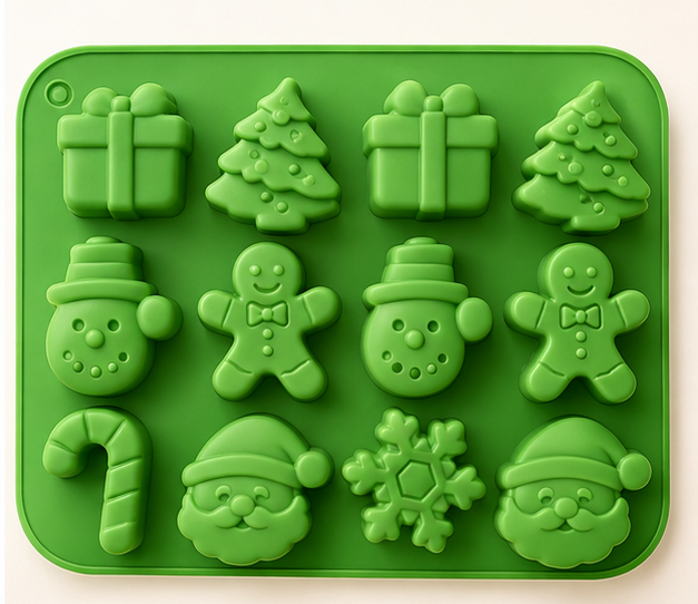Mini Christmas Set 14-Cavity Silicone Mold
