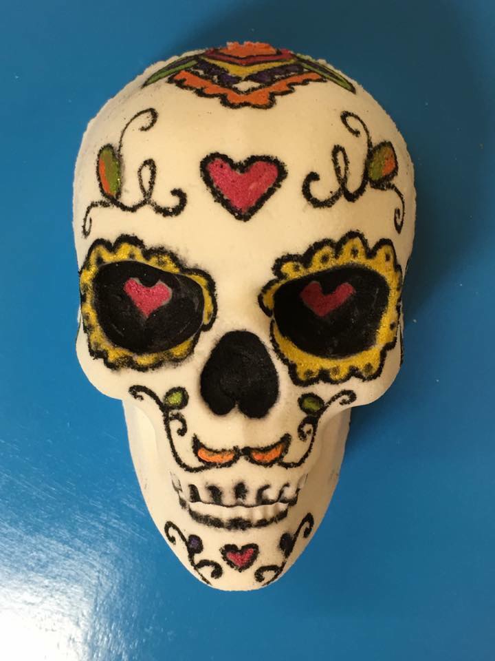 Skeleton Skull Bath Bomb Mold